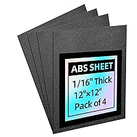 ABS Plastic Sheet 1/16 Inch Thick 12