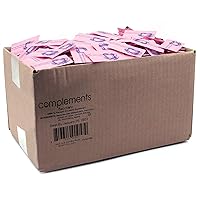 Zero Calorie Saccharin Pink Sweetener Packets, 2000 Count