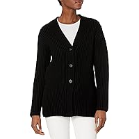 Vince Women's Fitted Ribbed Cardigan