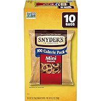 Snyder's of Hanover, 100 Calorie Mini Pretzels, Individual Packs, 10 Ct (pack of 1)