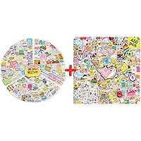 780PCS Inspirational Cute Stickers - 300 Pieces Inspirational Quote Stickers for Teens and 480 PCS Water Bottle Stickers for Kids