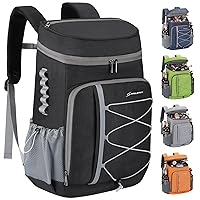 Maelstrom Cooler Backpack,35 Can Backpack Cooler Leakproof,Insulated Soft Cooler Bag,Camping Cooler,Beach Cooler,Ice Chest Backpack,Lightweight Travel Cooler Lunch Backpack for Hiking,Shopping