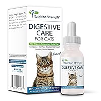 Digestive Care for Cats, Natural Constipation Relief for Cats and Kittens & Support for Diarrhea, Bloating, Bad Breath, Vomiting, Lack of Appetite, 60 Milliliters