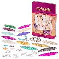 – Spangled Bangles Creation Kit – Bracelet Making Kit – 366pc Jewelry Set with Memory Wire – DIY Jewelry Kits for Kids Aged 8 Years +