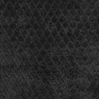 A915 Black Diamond Stitched Velvet Upholstery Fabric by The Yard