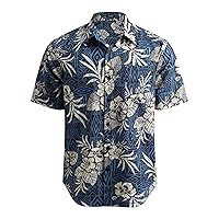 COOFANDY Men Hawaiian Tropical Shirt Button Down Short Sleeve Vintage Floral Shirt