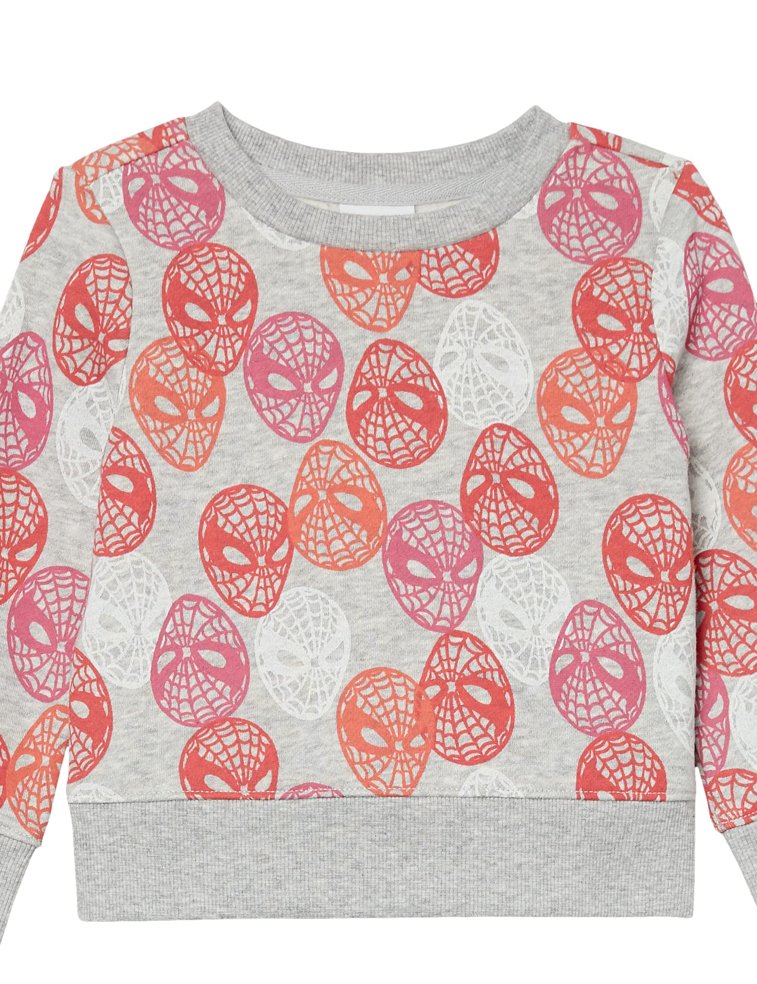 Amazon Essentials Girls' Big Disney Star Wars Marvel Princess Fleece Pullover Crew Sweatshirt
