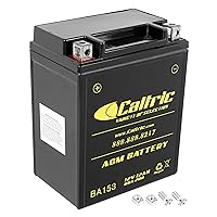 Caltric Agm Battery Compatible with Honda Atc200E 1982 1983 / Atc200Es 1984 / Atc200M 1984 1985