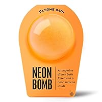 DA BOMB Bath Neon Orange Bath Bomb, 7oz