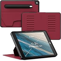 ZUGU CASE for iPad 10.2 Inch 7th / 8th / 9th Gen (2021/2020/2019) Protective, Thin, Magnetic Stand, Sleep/Wake Cover (Model #s A2197/A2198/A2200/A2270​/A2428/A2429/A2430​/A2602/A2603/A2604/A2605)