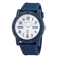 Nautica N83 Men's NAPATS301 Ayia Triada Blue Wheat PU Fiber Strap Watch