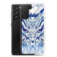 NightOwl Studio Custom Phone Case Compatible with Samsung Galaxy, Slim Cover for Wireless Charging, Drop and Scratch Resistant, Lord Blue Samsung Galaxy S21 Plus