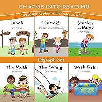 Charge into Reading Stage 3: Digraph Decodable Reader Set | Beginning Readers, Ages 4+ Charge into Reading Stage 3: Digraph Decodable Reader Set | Beginning Readers, Ages 4+ Paperback