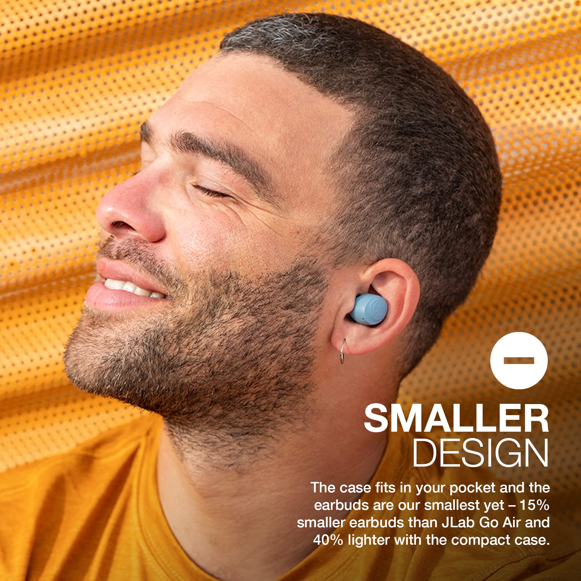 JLab Go Air Pop True Wireless Bluetooth Earbuds + Charging Case | Slate | Dual Connect | IPX4 Sweat Resistance | Bluetooth 5.1 Connection | 3 EQ Sound Settings Signature, Balanced, Bass Boost