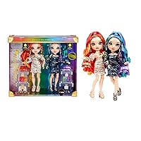 Special Edition Twin (2-Pack) Laurel & Holly De'Vious Fashion Dolls, Multicolor Designer Metallic Outfits, Gift for Kids and Collectors, Toys for Kids Ages 6 7 8+ to 12 Years Old