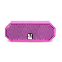 Jacket H2O 2 - Waterproof Bluetooth Speaker with 3.5mm Aux Port, IP67 Certified & Floats in Water, Compact & Portable Speaker for Travel & Outdoor Use, 8 Hour Playtime,Pink