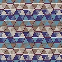 Blue and Purple Woven Geometric 100% Polyester Upholstery Fabric by The Yard for Furniture, Sofa, Barstool, DIY Crafting (55