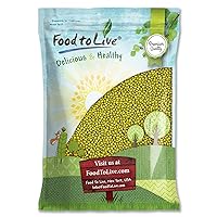 Mung Beans, 15 Pounds – Whole, Dried, Raw Moong, Kosher, Vegan, Sirtfood, Bulk Green Gram, Low Sodium, Good Source of Dietary Fiber, Protein, Folate, Copper, and Iron