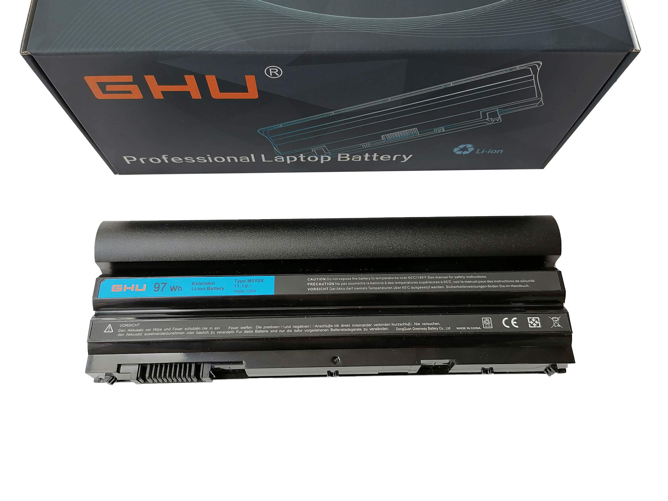 New GHU Battery 97 WHR 9-Cell Battery Replacement Compatible with Dell Latitude Laptop E5420 E5520 E5430 E5530 E6420 E6430 E6520 E6440 E6530 Laptop...