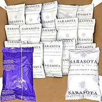 Sarasota Coffee Packets, Pre Ground Pre Measured, Medium, Dark, Decaf, & Flavored Roasts, Bulk Single Pot Coffee Bags for Drip Coffee Makers (2.5 Ounce (Pack of 36), European French Roast)
