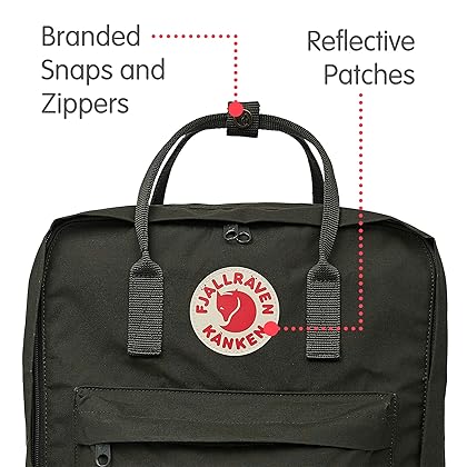 Fjallraven, Kanken Big Backpack for Everyday Use, Bigger than Kanken Classic, Deep Forest