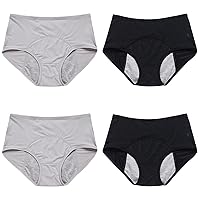 Women's Mesh Underwear Breathable Menstrual Leakproof Period Panties Physiological Pants Incontinence Protective Briefs