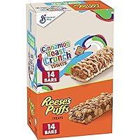 Reese's Puffs Cinnamon Toast Crunch Cereal Treat Bars Variety Pack, 28 ct