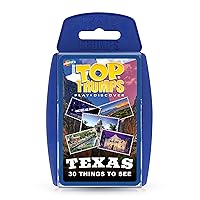 Top Trumps Texas 30 things to see Classic Card Game, learn about Lake Texoma, The Alamo and The King Ranch Legacy in this educational pack, gift and toy for boys and girls aged 6 plus