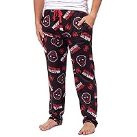 Marvel Spiderman Miles Morales Pajamas Men's Allover Pattern Adult Sleep Bottoms Pajama Pants