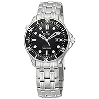 Omega Men's 212.30.41.61.01.001 Seamaster Black Dial Watch
