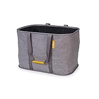 Joseph Joseph Hold-All Max Collapsible 55L Washing Laundry Basket Bag, Durable Fabric, Moisture Resistant, Grey