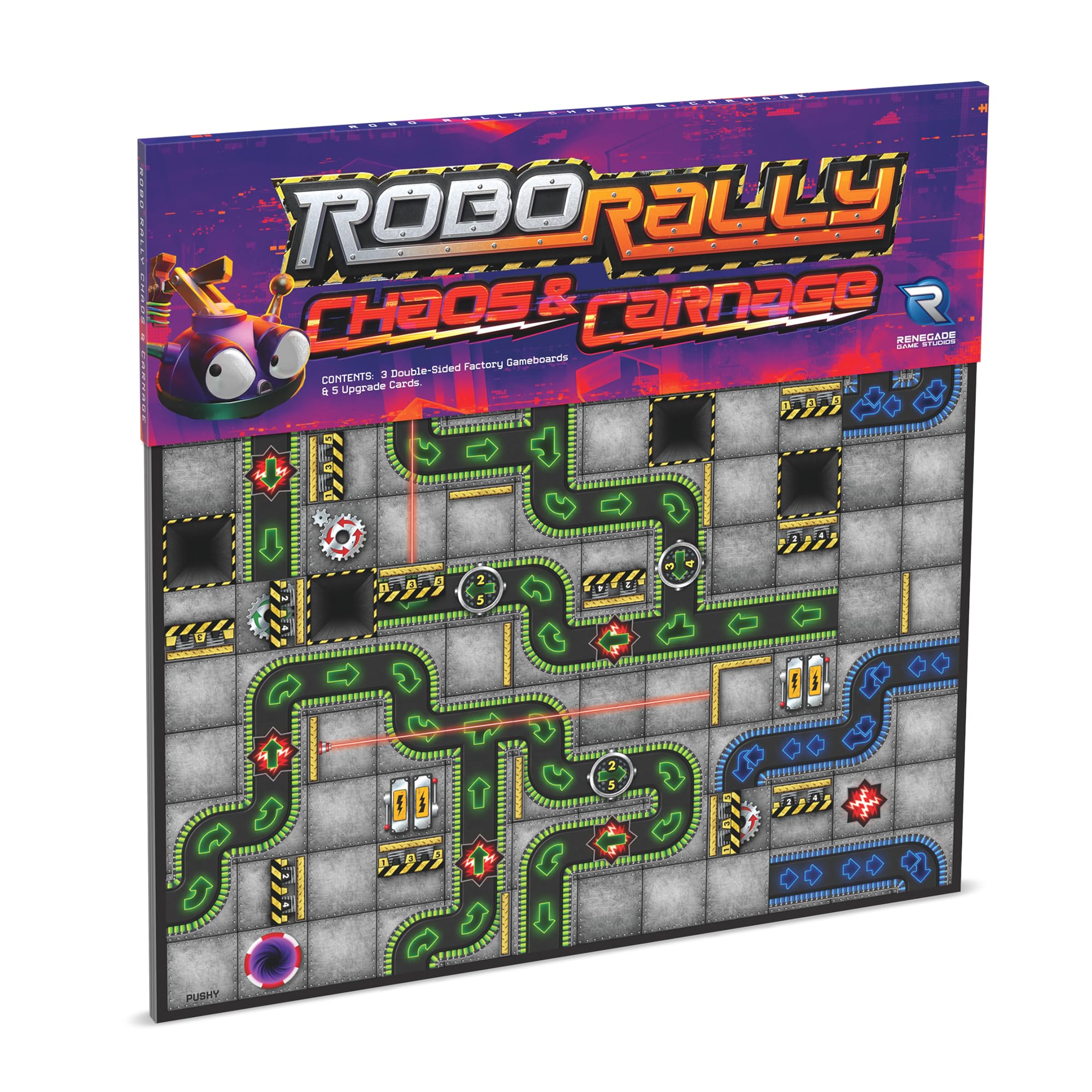 Renegade Game Studios: Robo Rally: Chaos & Carnage Expansion