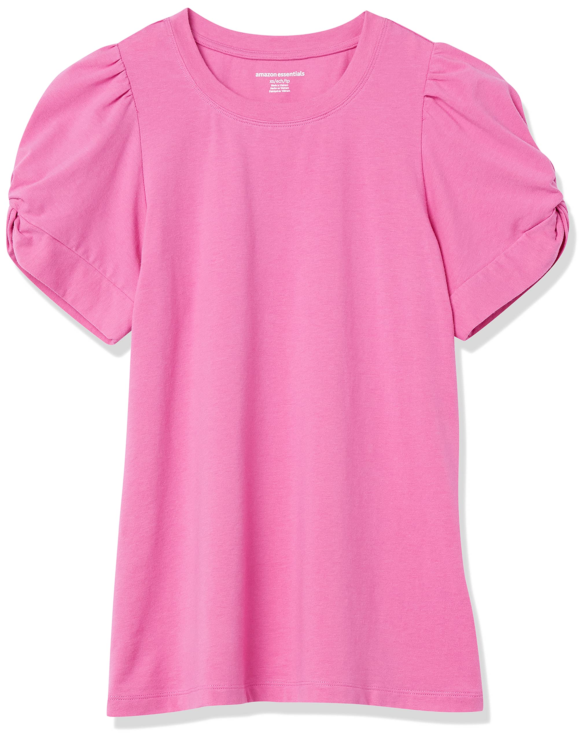 Amazon Essentials Women's Classic-Fit Twist Sleeve Crewneck T-Shirt