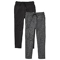 The Children's Place boys Athletic Performance Pants 2 Pack