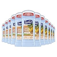 Suave Tropical Paradise Invisible Solid Anti-Perspirant Deodorant 2.6 oz (Pack of 12)