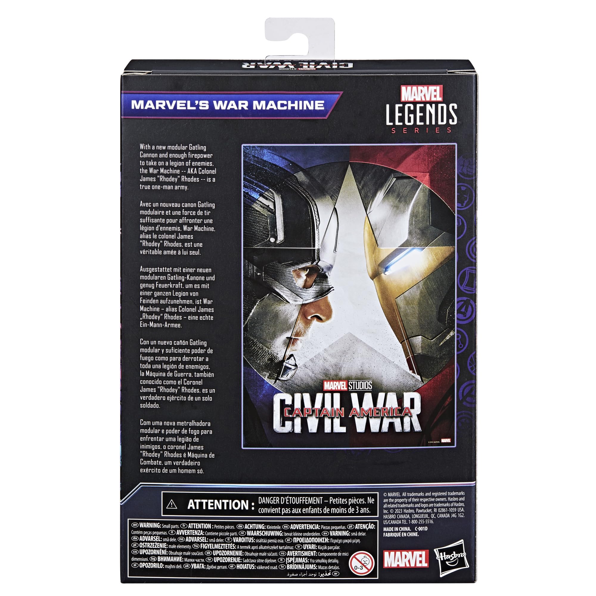 Marvel Hasbro Legends Series War Machine, Captain America: Civil War Collectible 6 Inch Action Figures, Legends Action Figures