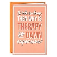 Hallmark Shoebox Funny Support Card (Why Is Therapy Expensive)