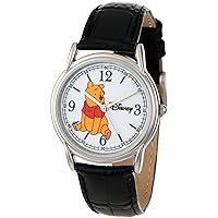 Disney Winnie the Pooh Adult Classic Cardiff Analog Quartz Leather Strap Watch