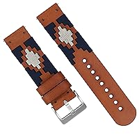 Barton Gaucho Leather Quick Release Watch Band Straps - Choose Color & Width - 18mm, 20mm, 22mm