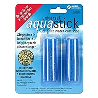 PureGuardian Aquastick, Universal, Genuine Guardian Technologies Antimicrobial Humidifier Treatment, Ultrasonic & Evaporative, Fits All Brands, Reduces Odors, 2 Count (One Pack of Two), GGHS15