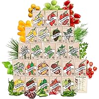 Sustainable Sprout Premium Seed Variety Bundle - Hot Pepper Variety 7 Pack, Culinary Herb Variety 7 Pack, Tomato Variety 9 Pack - 100% Non-GMO Heirloom Seed Packets for Gardening - 25 Variety Packets