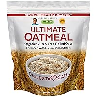 ANDREW LESSMAN Ultimate Oatmeal 30 Servings - Premium Organic, Gluten-Free Rolled Oats, Heart-Healthy Fiber and Non-GMO Sourced Phytosterols. Promotes Healthy Cholesterol Levels. No Additives