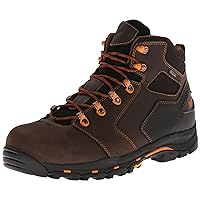 Danner Vicious 4.5” Composite Toe Work Boots for Men - Full-Grain Leather with Breathable Gore-Tex Lining, Speed Lace System & Non Slip Heel Outsole