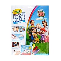 Crayola Color Wonder Cocomelon Coloring Pages & Markers, Mess Free Coloring, Gift for Kids, Age 3, 4, 5, 6