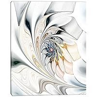 Designart PT10276-12-20 Wall Art Canvas, 12x20, White