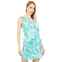 Lilly Pulitzer Donna Square Neck Romper Pelican Pink Coconut Row 0
