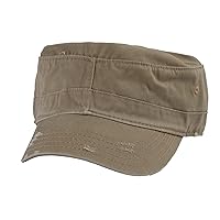 Distressed Washed Vintage Army Cap Military Style Hat