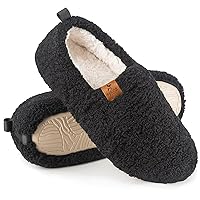 Women Cozy Faux Curly Fur House Memory foam Slippers Ladies Fuzzy Closed Back Indoor Bedroom Shoes