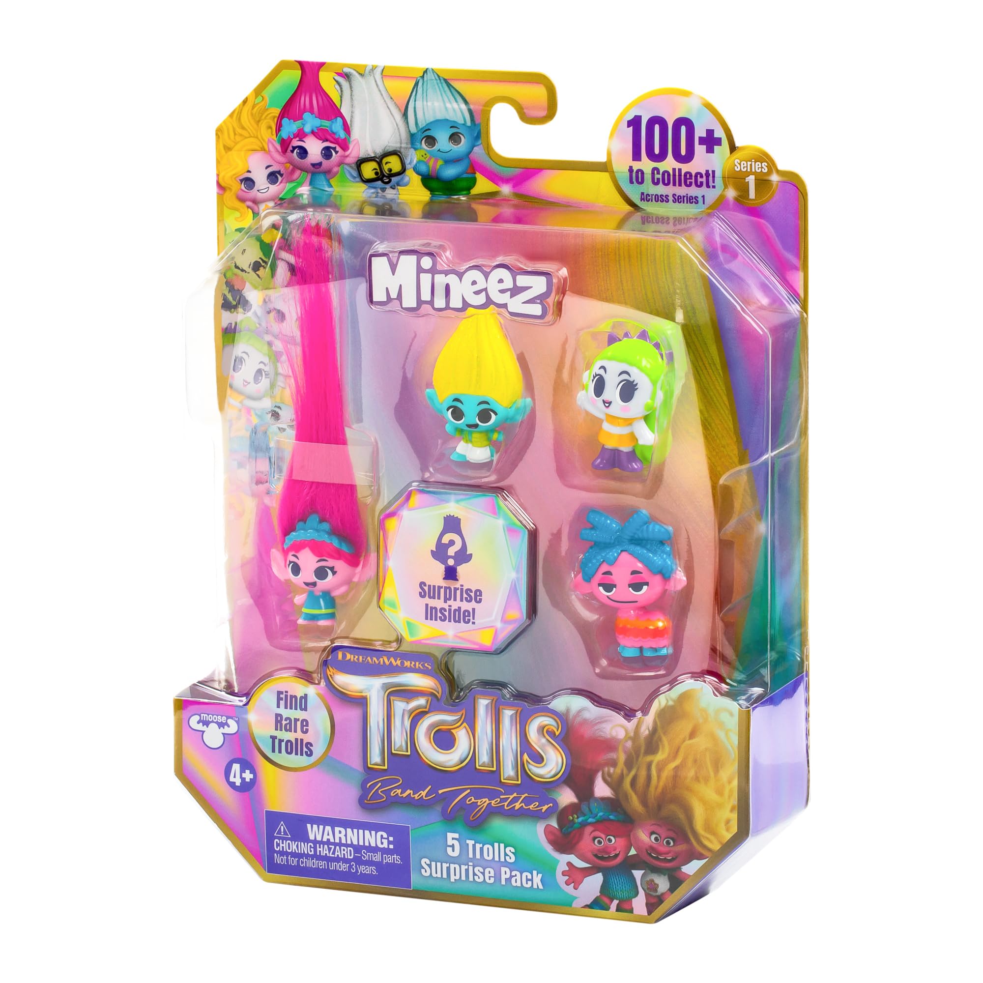 DreamWorks Trolls Band Together Mineez 5 Trolls Surprise Pack - Styles May Vary
