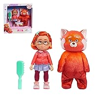 Just Play Disney and Pixar Turning Red Deluxe Meilin 6-inch Doll with Panda Outfit, Officially Licensed Kids Toys for Ages 3 Up